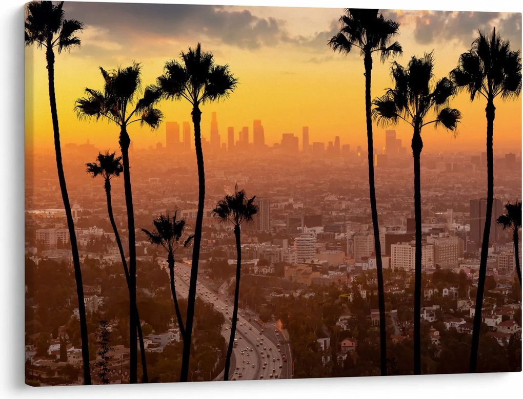 Obraz - Panorama Los Angeles (70x50 cm)