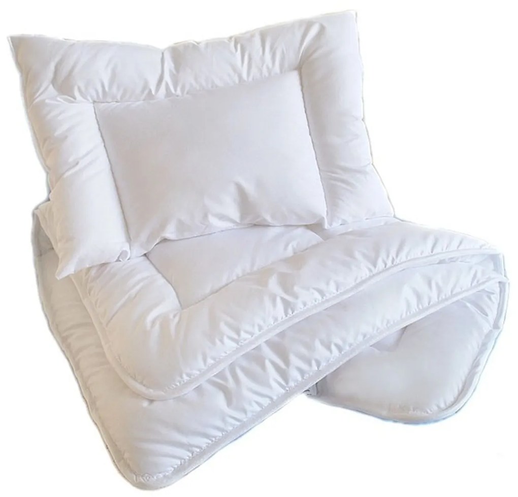 Perinka a vankúš do postieľky Baby Nellys - LUX, 120x90 + 40x60, mikrovlákno 135x100