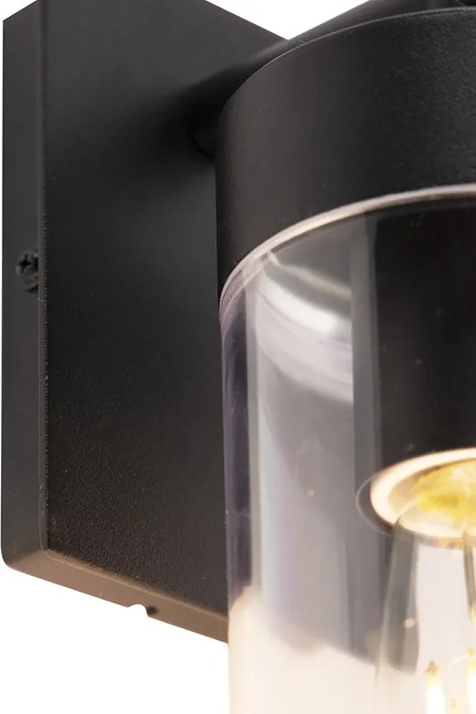 Inteligentná moderná vonkajšia nástenná lampa čierna vrátane wifi ST64 - Rullo