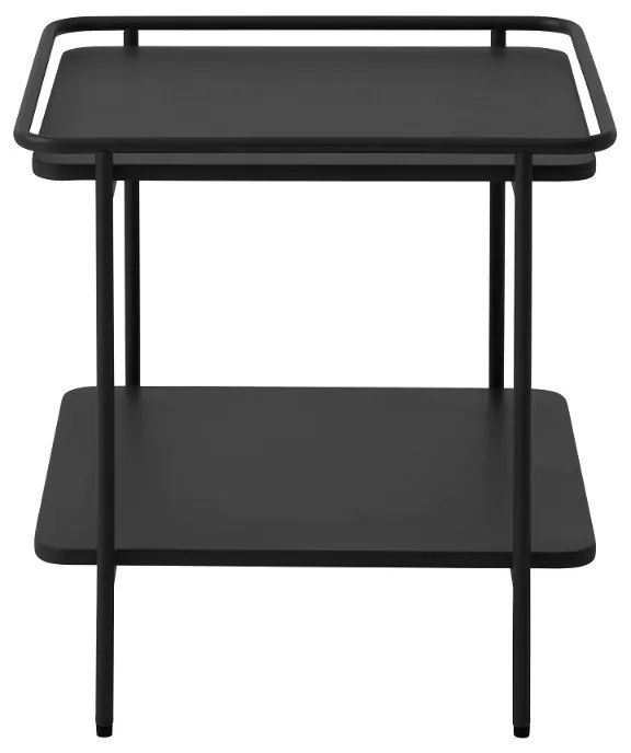 Dizajnový odkladací stolík Harinder 45 cm čierny