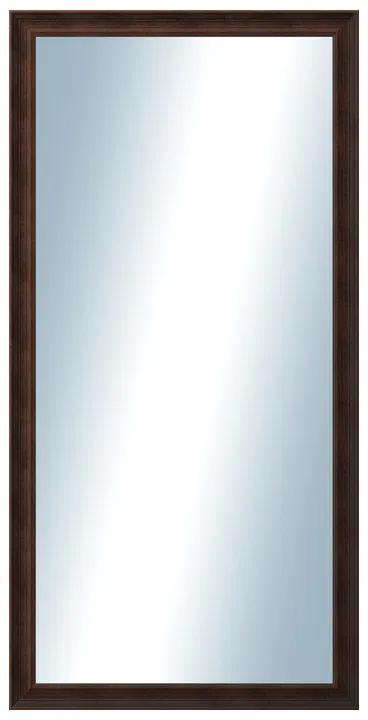 DANTIK - Zrkadlo v rámu, rozmer s rámom 60x120 cm z lišty KOSTELNÍ malá hnedá (3165)