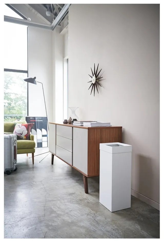 Biely kovový odpadkový kôš 27 l Tall – YAMAZAKI