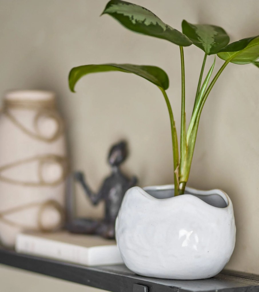 Bloomingville Kameninový obal na kvetináč Pennie 13 cm