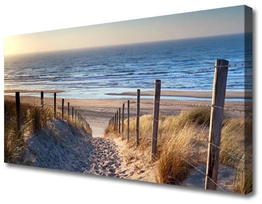 Obraz Canvas Pláž chodník krajina 100x50 cm