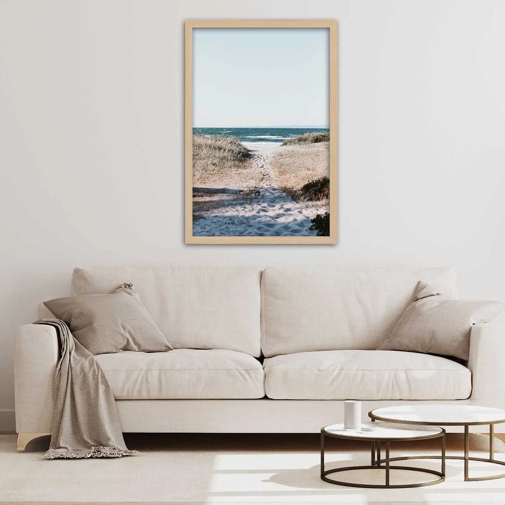 Gario Plagát Ideme na pláž Farba rámu: Bez rámu, Rozmery: 60 x 90 cm
