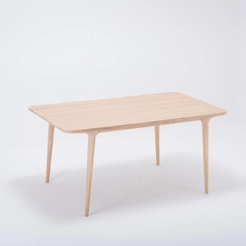 Jedálenský stôl z masívneho dubového dreva Gazzda Fawn, 160 × 90 cm