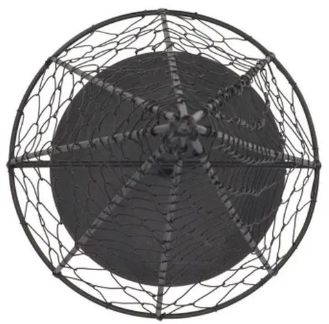 Čierny antik kovový drôtený vianočný stromček Tree - Ø 14*34 cm