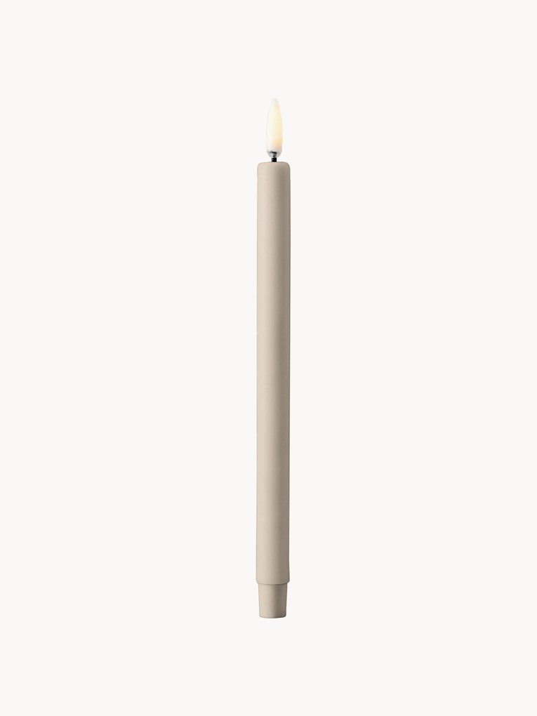 Tenké dlhé LED sviečky Stoff Nagel, 2 ks