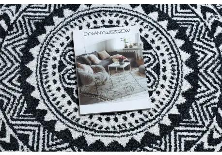 Okrúhly koberec FUN Napkin obrúsok - krém Veľkosť: kruh 200 cm