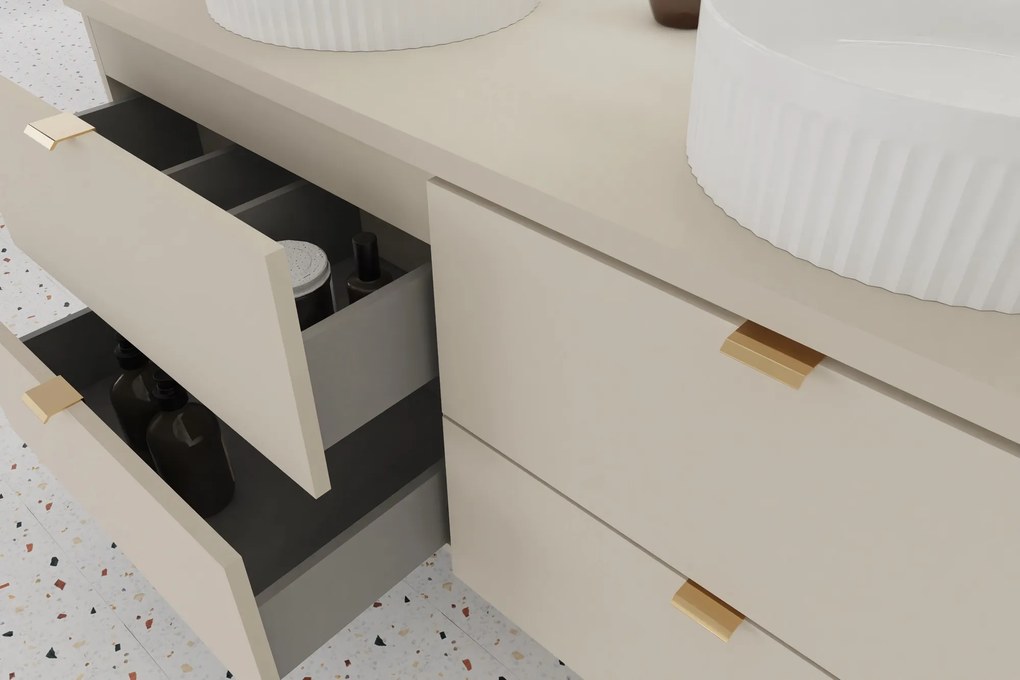 Comad Kúpeľňová skrinka pod umývadlo Dalia Cashmere 60 kašmír mat