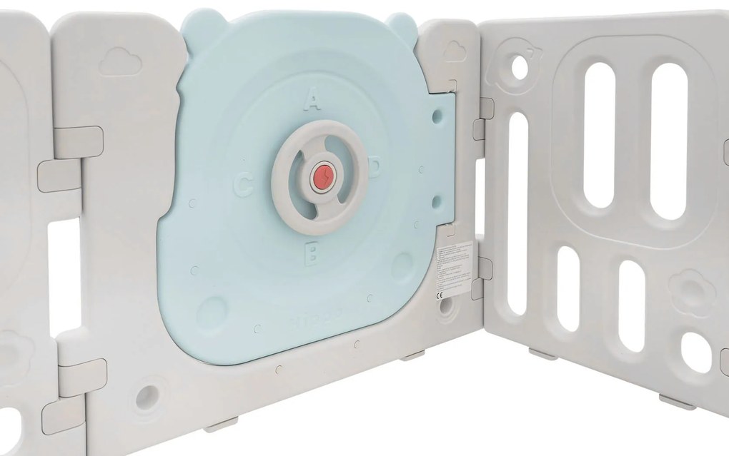 Modulárna ohrádka Hippo pre deti ZOG.SQ-002 Farba: modrá