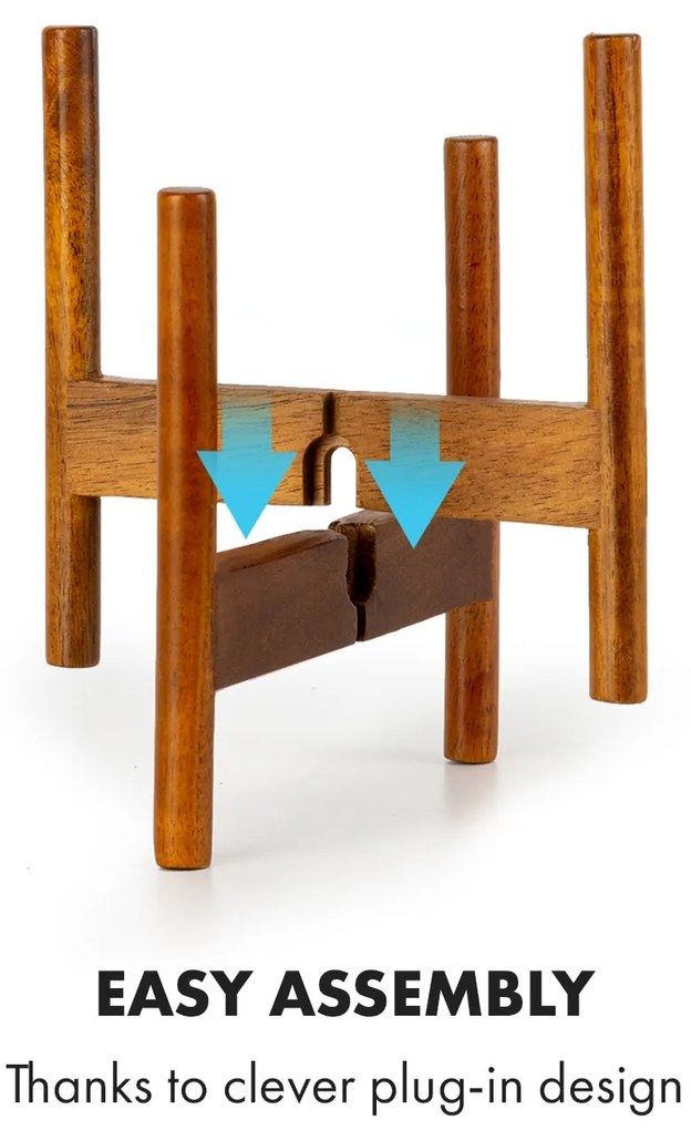 Fox & Fern Thorn, kvetináč, so stojanom, štýl 50. rokov, 2 veľkosti