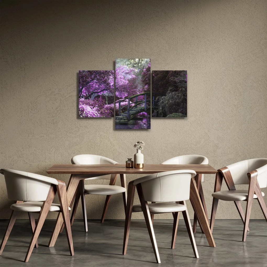 Obraz - fialové stromy (90x60 cm)
