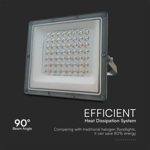 LED Reflektor LED/50W/230V IP65 3000/4000/6500K šedá