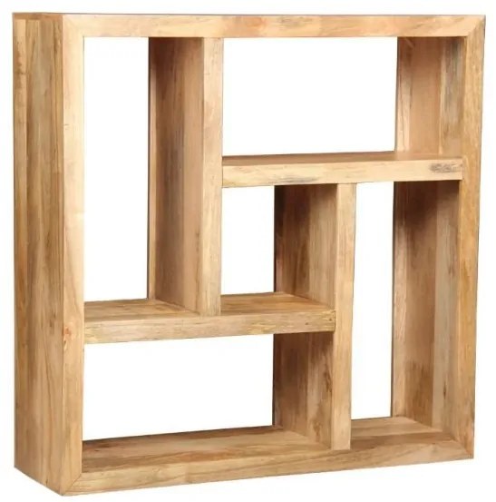 furniture-nabytek.cz - Police koupelna 110x110x35 z dreva mango
