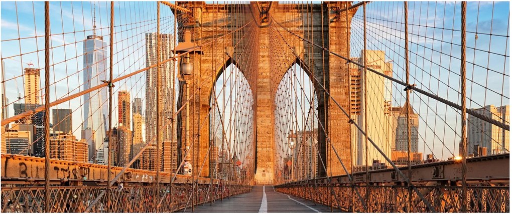 Obraz - Brooklynský most (120x50 cm)