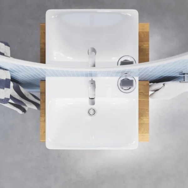 GROHE 41089000 - Držiak na uteráky START CUBE 600 mm leštený chróm