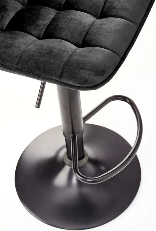 Barová stolička Hertha (čierna). Vlastná spoľahlivá doprava až k Vám domov. 1039569