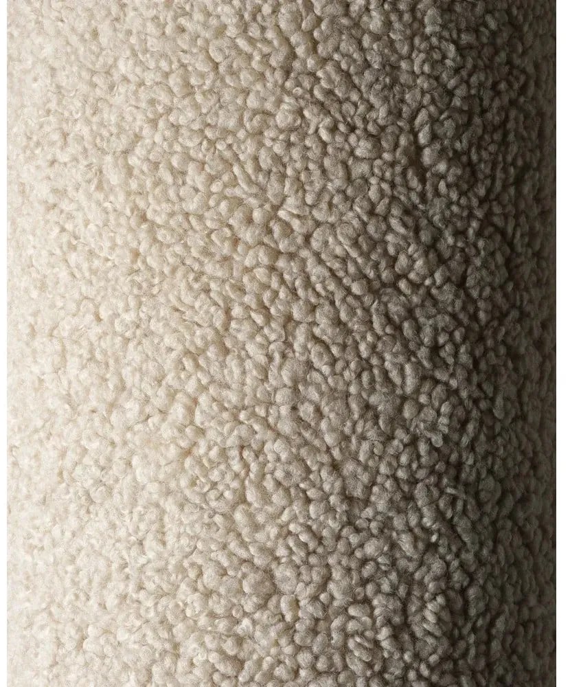 Svetlohnedý detský pohovkový vankúš z textílie buklé U – Wigiwama