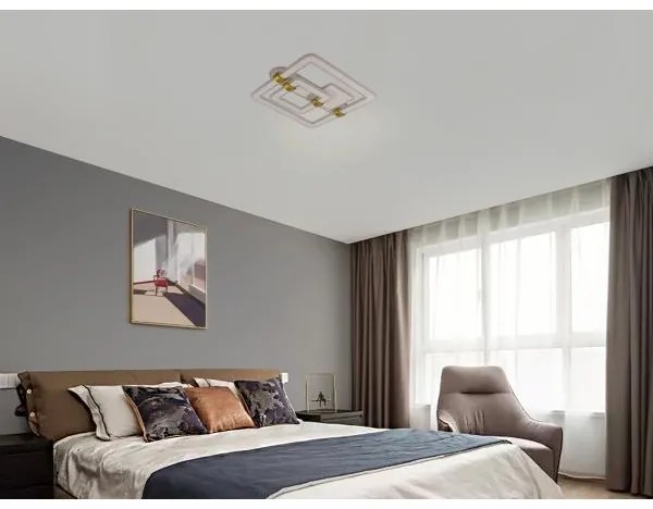 LED stmievateľné stropné svietidlo LED/140W/230V 3000-6500K + diaľkové ovládanie