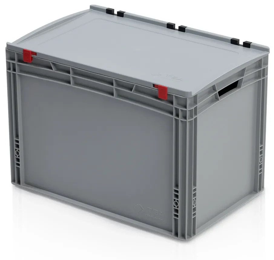 Plastová prepravka s vekom 600x400x435 mm