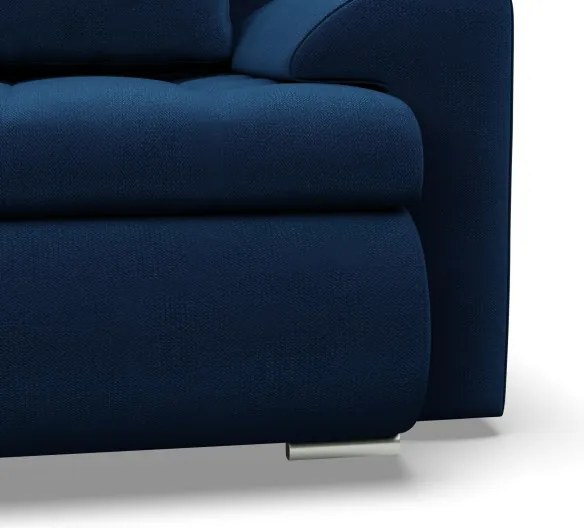 Sedacia súprava FORESTA ULL Kronos v tvare U tmavomodrá