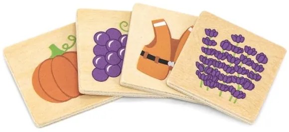 Viga Drevené puzzle - Farby