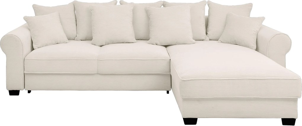 XXXLutz ROHOVÁ SEDAČKA, textil, krémová MID.YOU - Sedačky - 002220047326
