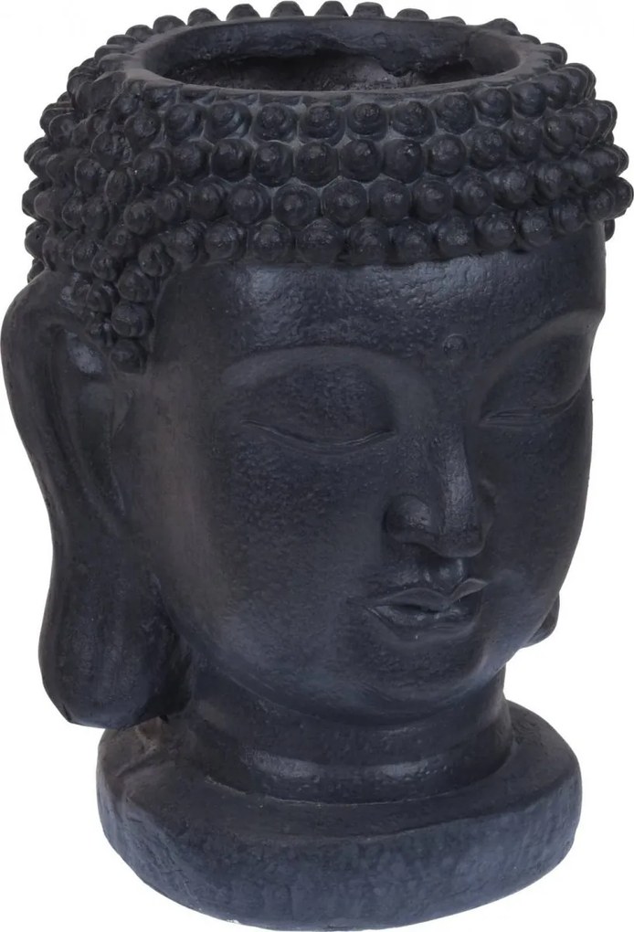 Kvetináč Budha 35 cm čierny