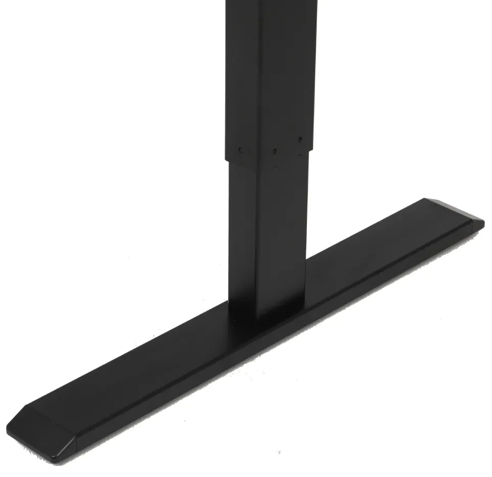Výškovo nastaviteľná podnož stola BestBerg BBAT-FB / výška 85-130 cm / čierna