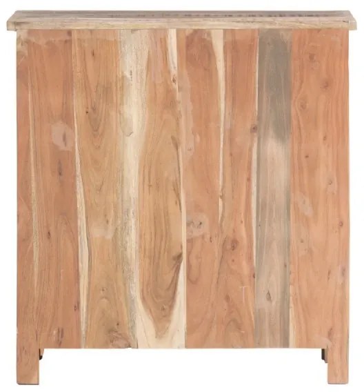 furniture-nabytek.cz - Masívna komoda Wakefield z recyklovaného dreva, lakovaná, viacfarebná – 85×42×90 cm