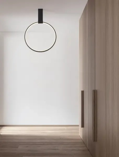 LED luster Garve 40 čierne