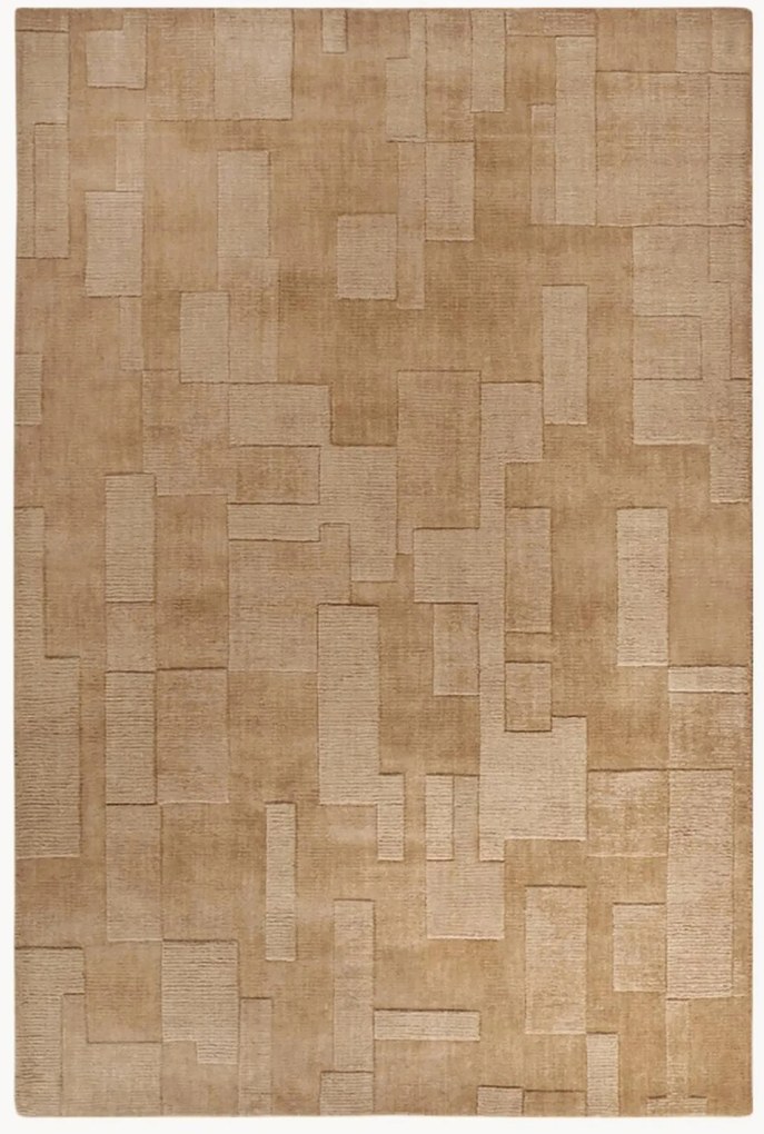 Vlnený koberec's reliéfnou štruktúrou Wilhelmine