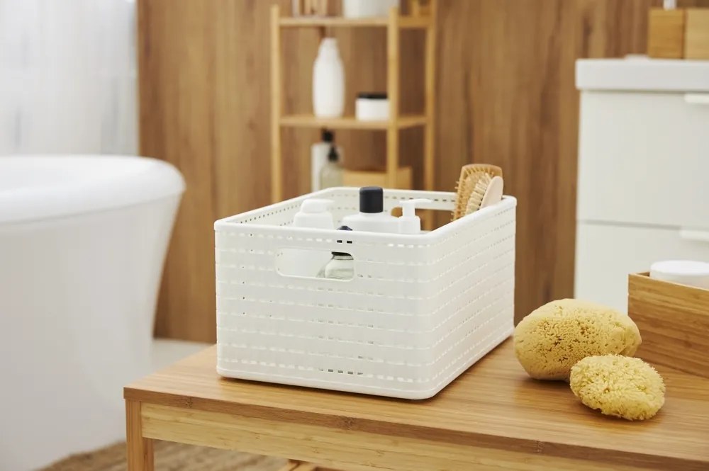ROTHO úložný box COUNTRY A4 /18L - biela