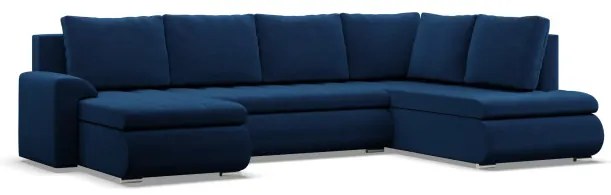 Sedacia súprava FORESTA Kronos v tvare U, pravá granátová