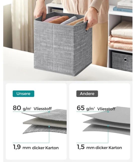 Set stohovateľných boxov RFB026G01 (6 ks)