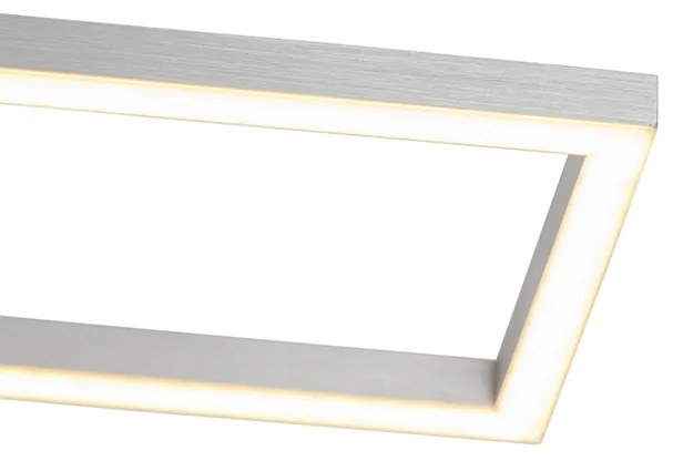 Stropné svietidlo obdĺžnikové oceľové 3-stupňové stmievateľné - Plazas Novo