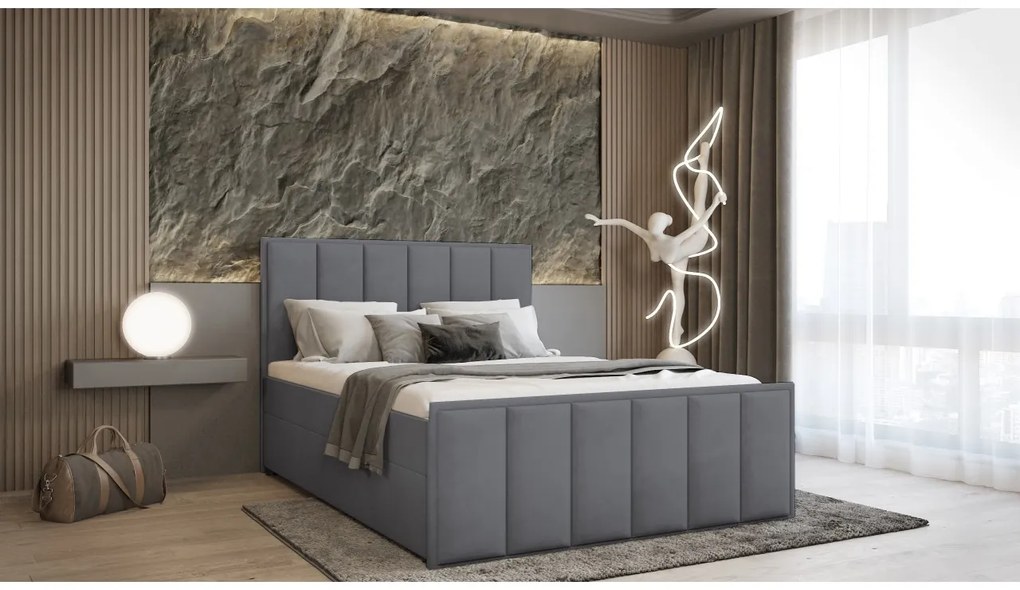 ČALÚNENÁ POSTEĽ S MATRACOM AMANDA 160X200