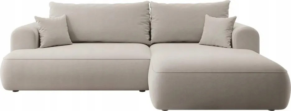 Rohová sedacia súprava Olivo I (p) (béžová čierna)