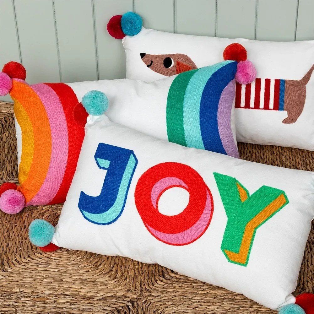 Detský vankúšik s prímesou bavlny 50x33 cm Joy – Rex London