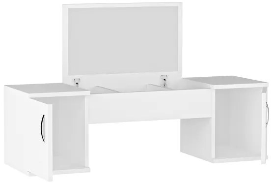 Toaletný stolík MERCAN 39x100 cm biela