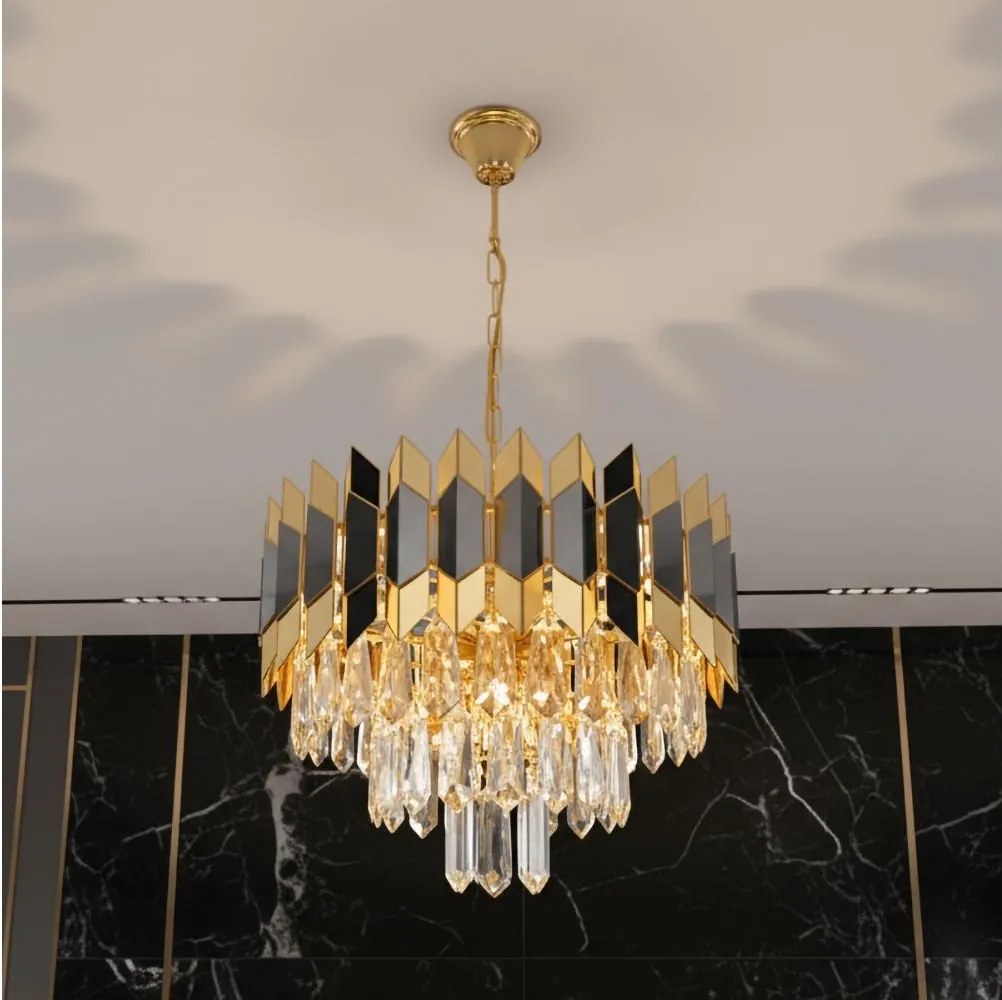 Brilagi - Luster na reťazi CRISTAL 5xE14/40W/230V pr. 38 cm