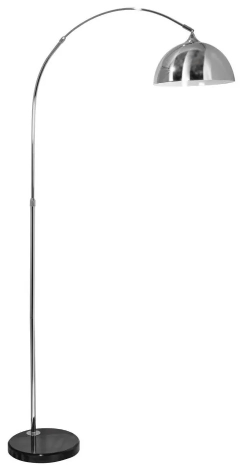 Stojacia lampa 1xE27/60W/230V lesklý chróm