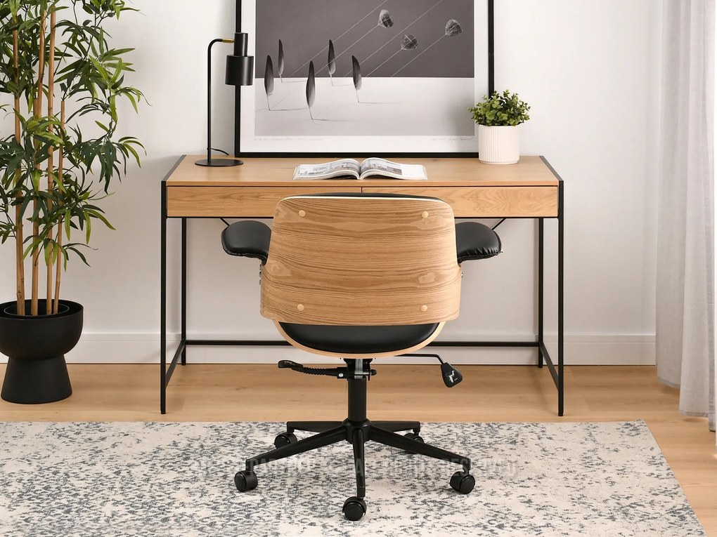 Kreslo Duckie (dub čierny + čierna). Akcia -30%. Vlastná spoľahlivá doprava až k Vám domov. 1110498