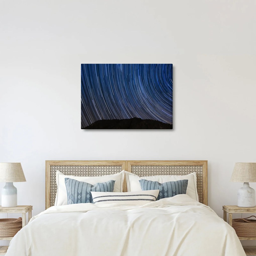 Obraz nočných hviezd a oblohy (70x50 cm)