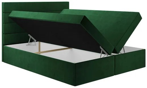 Kontinentálna posteľ Ansgan III, Dostupné poťahy: Itaka 48, Rozmer postele: 180x200
