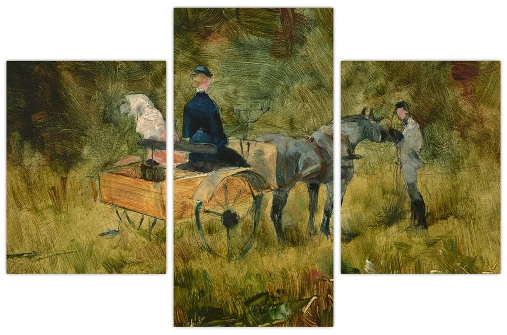 Obraz - Henri de Toulouse-Lautrec, The Trap, reprodukcia (90x60 cm)