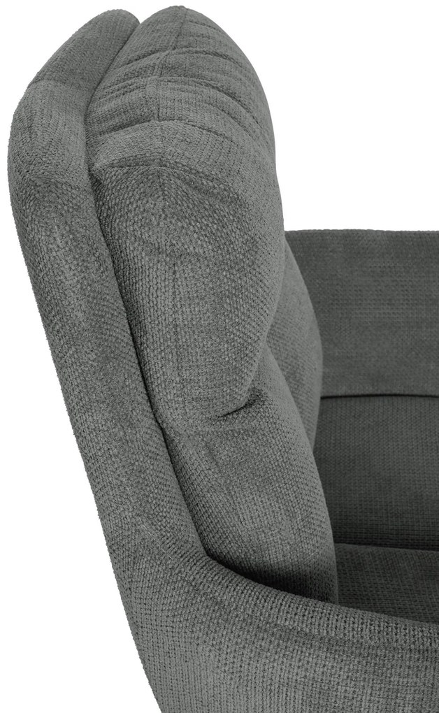 Jedálenská stolička Vilas - látka - Sivá