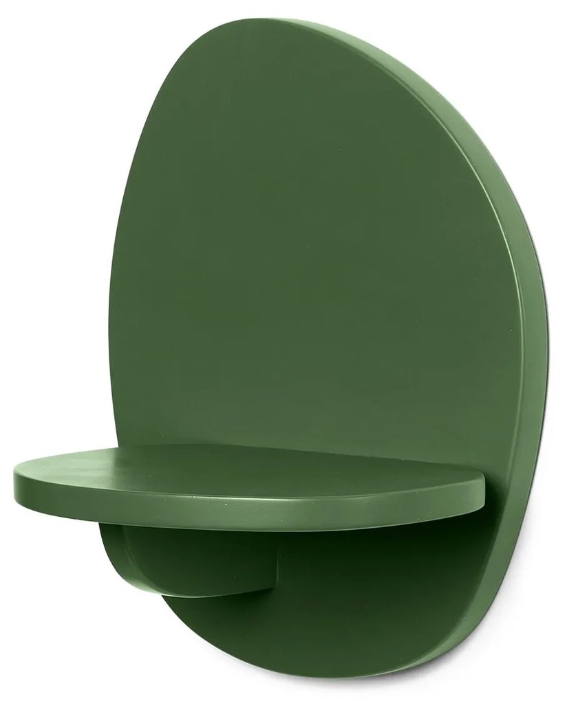 Ferm Living Nástenná polica Pilu Verdant Green Small