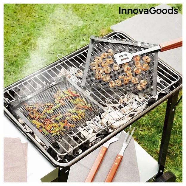 V0103105 InnovaGoods Sieťované vrecká na grilovanie BBQnet InnovaGoods 2ks